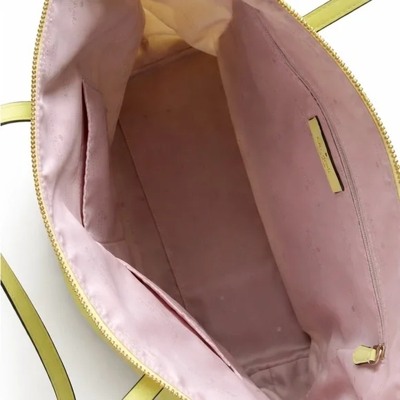 Kate Spade Large Kitt Nylon Tote Bag in Melon Rind (Lime Green) (NWOT) - Picture 4 of 5